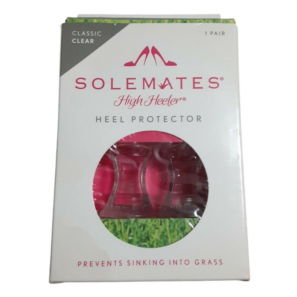 Solemates High Heeler Heel Protector Classic Clear 1 Pair